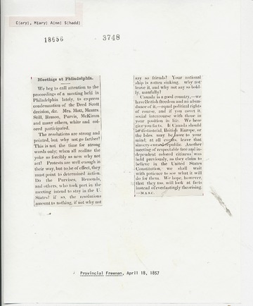 Provincial Freeman - April 8, 1857