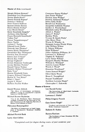 94th Annual Commencement Exercises May 14, 1977 A Centennial Uni